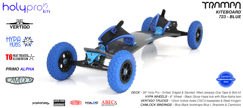 Blue Holy pro Trampa kiteboard