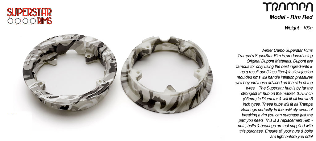 Winter Cammo Print Superstar Rim