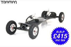 35�L White VerTigo Truck with Winter cammo Hypa hubs and Mint Camlock bindings Kite Boarding