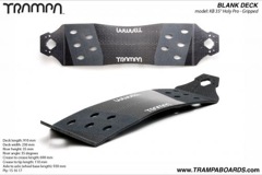 35� Holy Pro TRAMPA kiteboard - Drilled, Edged, Polished, fitted Grip and Bolt Kit