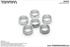 Spacer for Heel strap - Allows straps to float freely..