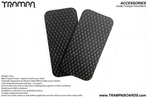Black Trampa Treads - Superior Grip for your deck! (COPY)