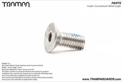 M5 x 8mm Countersunk Stainless steel bolt