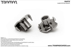 M5 Star fastener used for fixing the Ratchet to the binding