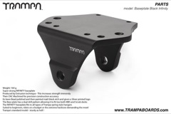 INFINITY Baseplate - Painted Black with Silver logo