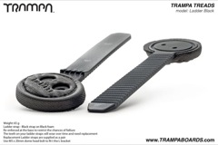 Ladder strap - Black strap on Black foam