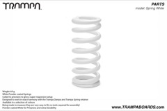 White Powder coated Steel Springs