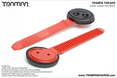 Ladder strap - Red strap on Black foam