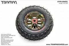 Army Camo Hypa hub with Black Alpha tyre