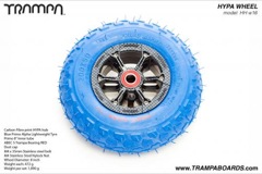 Carbon Fibre Hypa hub with Blue Alpha Tyre