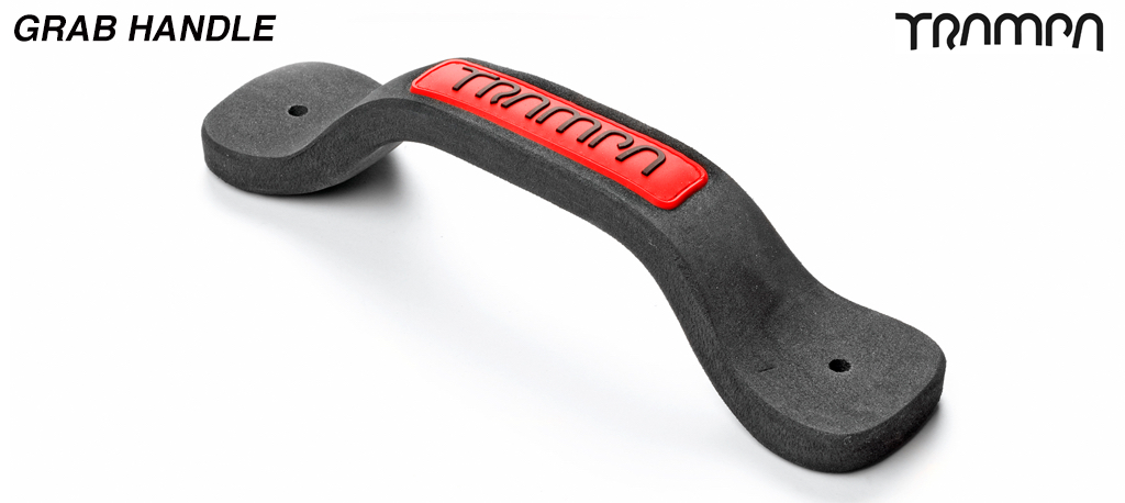 Grab Handle Red patch with Black logo