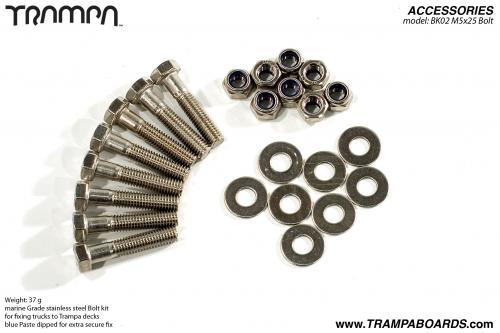 M5 x 25mm Truck bolt kit - Regular