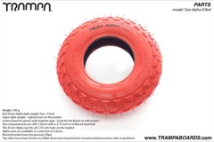 Red Primo Alpha light weight Tyre - 8 Inch