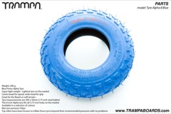 Blue Primo Alpha light weight Tyre - 8 Inch