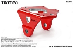 Vertigo Baseplate - Powder coated Red with Black logo